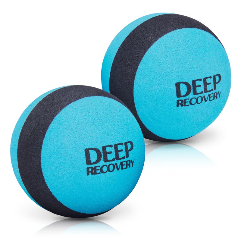 Deep Recovery مجموعة كرات تدليك الأنسجة العميقة للتعافي العميق 29 بوصة لإطلاق اللفافة العضلية للقدمين والظهر والرقبة والساقين والذراعين للعلاج بالنقاط المحورية 2 عبوة - Image 3