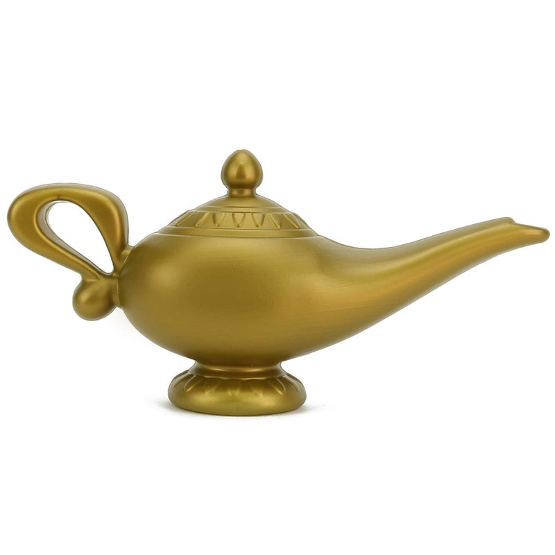 Skeleteen Arabian Genie Oil Lamp - Aladdin's Gold Magic Genie Lamp Costume Accessory - 1 Piece - Image 5