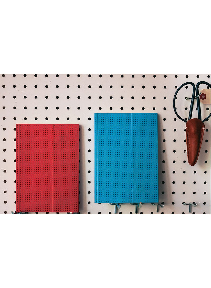 Paper-Oh Circulo Blue on Grey A7 Unlined Wrap Closure 112 Pages 100gsm Notebook - Image 4