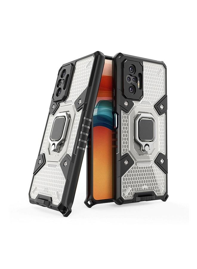 Generic - Xiaomi Redmi Note 10 Pro 4G Case Cover with Magnetic Car Holder Kickstand Protector Back Accessories Anti-Scratch Shockproof Back Cover - Image 1