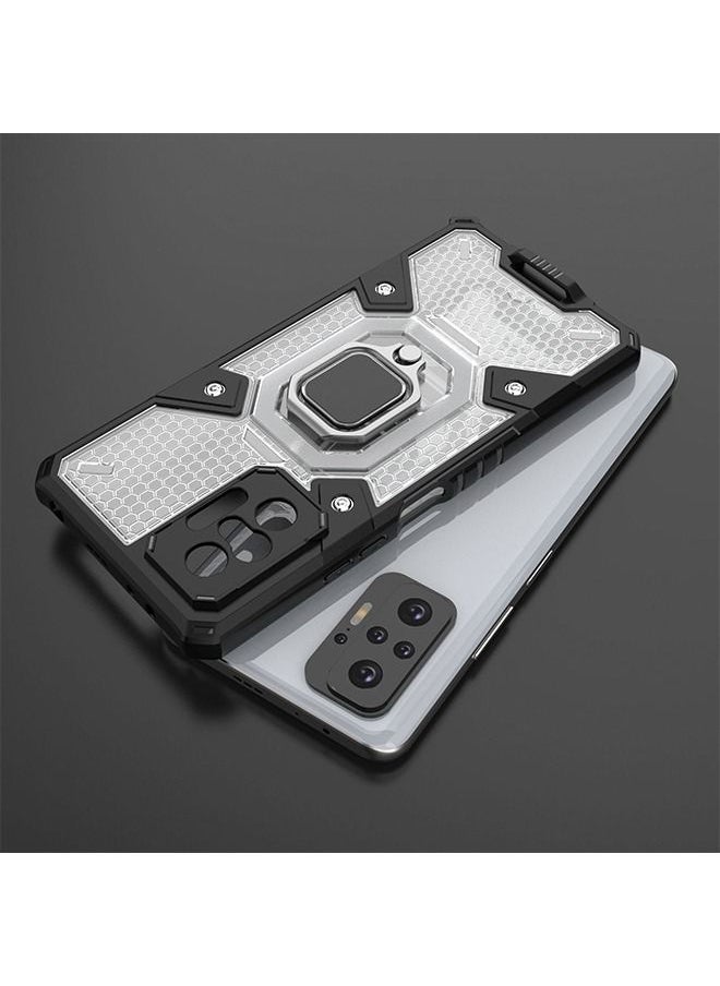 Generic - Xiaomi Redmi Note 10 Pro 4G Case Cover with Magnetic Car Holder Kickstand Protector Back Accessories Anti-Scratch Shockproof Back Cover - Image 1