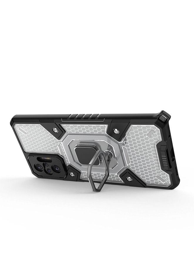 Generic - Xiaomi Redmi Note 10 Pro 4G Case Cover with Magnetic Car Holder Kickstand Protector Back Accessories Anti-Scratch Shockproof Back Cover - Image 1