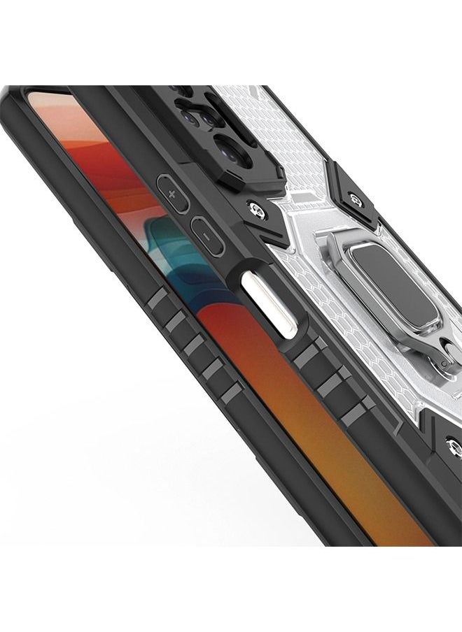 Generic - Xiaomi Redmi Note 10 Pro 4G Case Cover with Magnetic Car Holder Kickstand Protector Back Accessories Anti-Scratch Shockproof Back Cover - Image 1