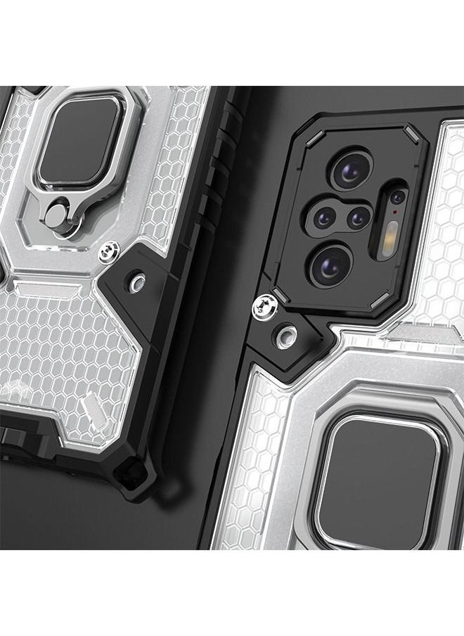 Generic - Xiaomi Redmi Note 10 Pro 4G Case Cover with Magnetic Car Holder Kickstand Protector Back Accessories Anti-Scratch Shockproof Back Cover - Image 1