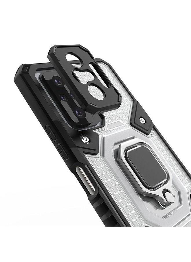Generic - Xiaomi Redmi Note 10 Pro 4G Case Cover with Magnetic Car Holder Kickstand Protector Back Accessories Anti-Scratch Shockproof Back Cover - Image 1