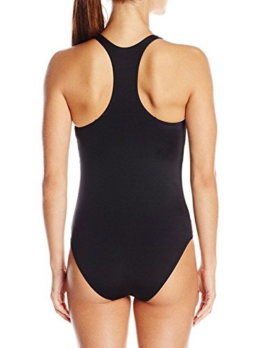 UNOW Women Pro Training Racerback Slimming One Piece Swimsuit (Black, L-XL) - Image 2