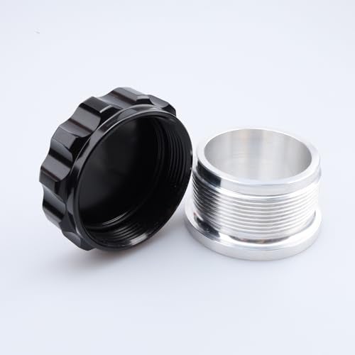 AC PERFORMANCE 1538mm Aluminium Alloy Weld On Bung Filler Neck Oil Fuel Water Tank with Cap AN24 Male Thread Natural Reservoir Cap - Image 1