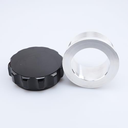 AC PERFORMANCE 1538mm Aluminium Alloy Weld On Bung Filler Neck Oil Fuel Water Tank with Cap AN24 Male Thread Natural Reservoir Cap - Image 3