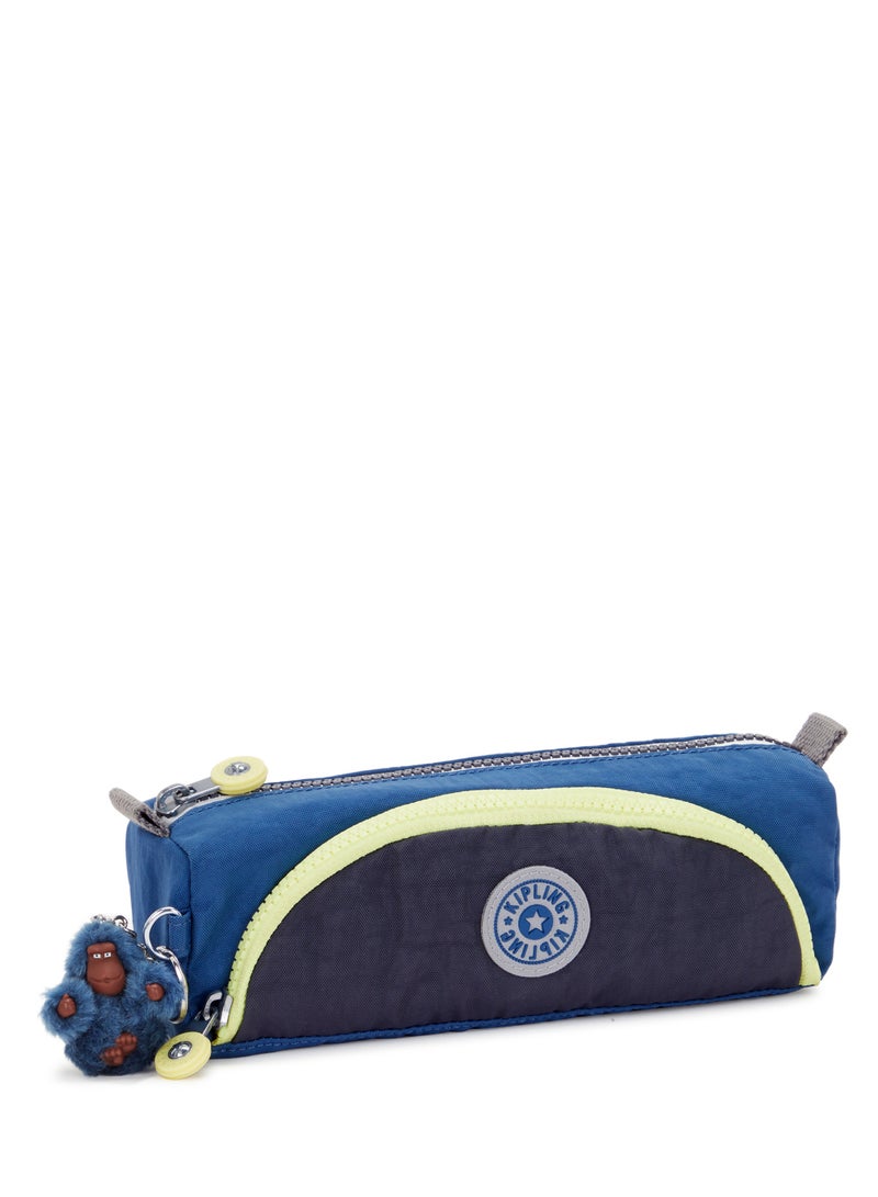 kipling Cute Kids School Pen Case Fantasy Blue Block - Image 1