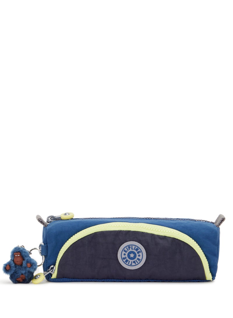 kipling Cute Kids School Pen Case Fantasy Blue Block - Image 4