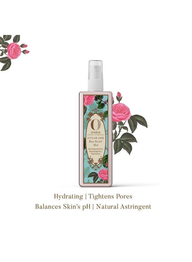 OHRIA Ayurveda Gulab Ark Rose Facial Mist | Handcrafted With Indian Roses | Hydrating Toner For All Skin Types - 100Ml - Image 5