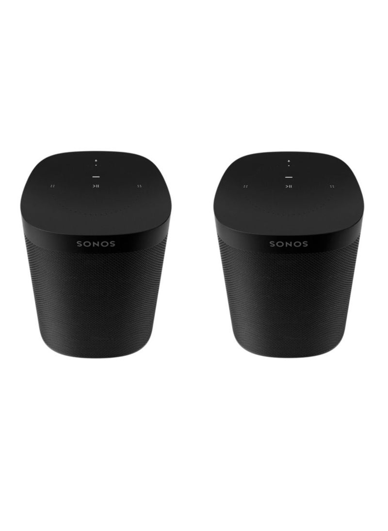 Sonos - 5.1 Home Cinema Solution (1 Sonos Beam (Black) + 2 Sonos One Gen-2 (Black) + 1 Sonos Sub Gen-3 (Black)) - Image 1