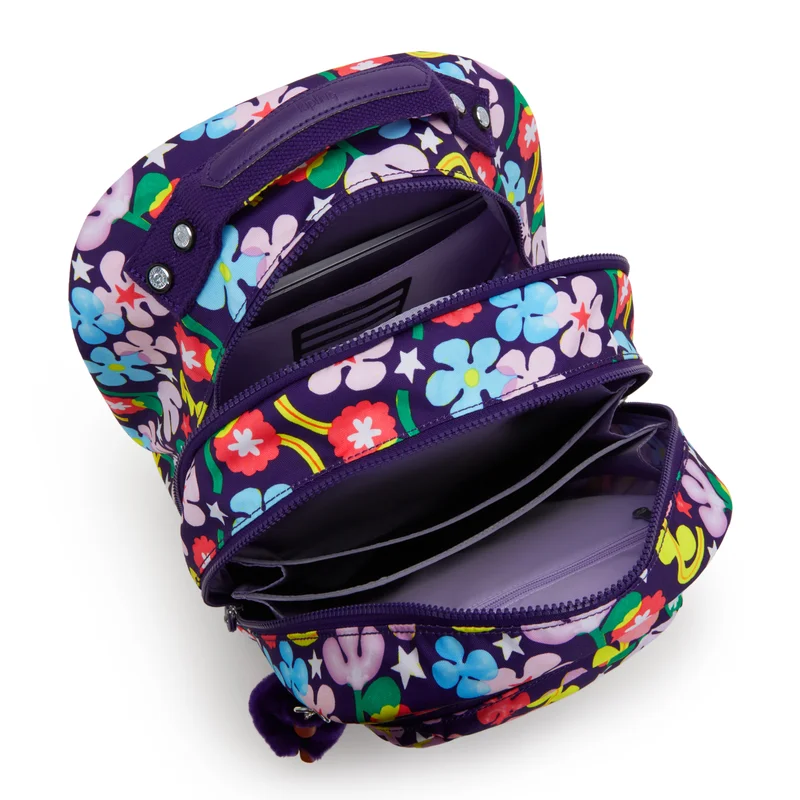 Kipling  Kipling  Class Room Fairy Flower Large Backpack with Laptop Compartment I7090-9MO  | Best Price UAE