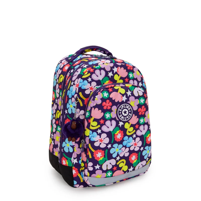 Kipling  Kipling  Class Room Fairy Flower Large Backpack with Laptop Compartment I7090-9MO  | Best Price UAE