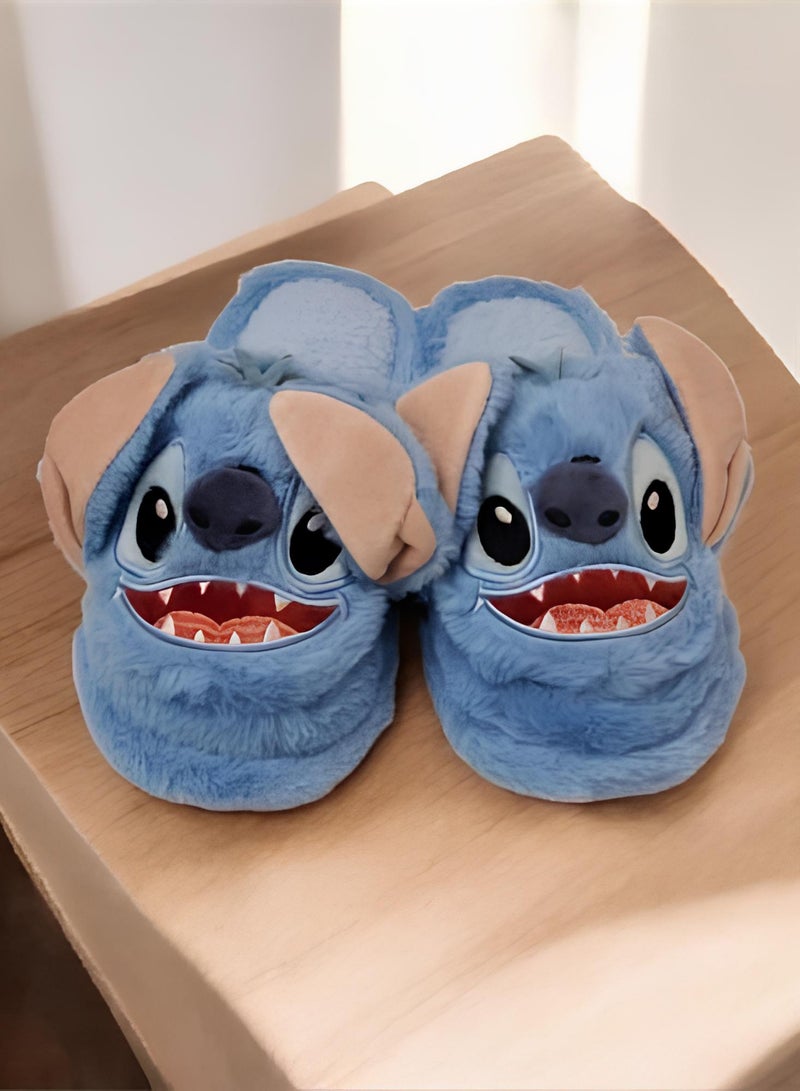 ستيتش سليبر ستيتش قطيفة ناعم بتصميم كرتوني مميز | فري سايز يناسب جميع المقاسات | مريح ودافئ للاستخدام المنزلي اليومي