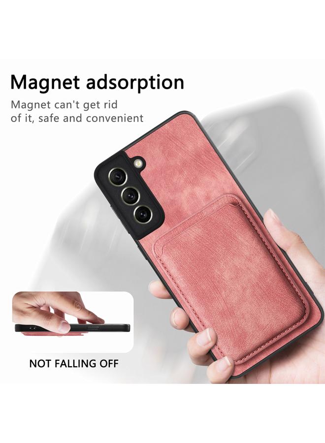 اس-توب جراب لهاتف Samsung Galaxy S21 FE 5G جراب جلدي عتيق مع حقيبة بطاقات مغناطيسية للهاتف - Image 5