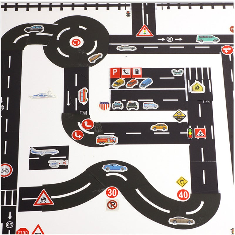 general DIY Road Scene Tape for Cars and Trains - Car Sticker Decoration - Image 5