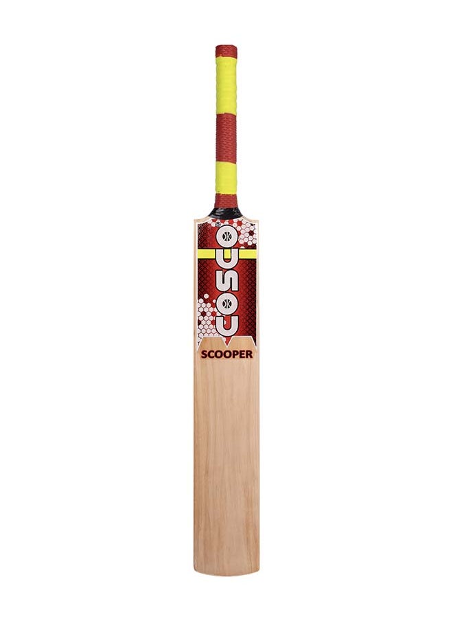 COSCO Scooper Kashmir Willow Tennis Ball Cricket Bat With Scoop - Size: Full  - Image 2