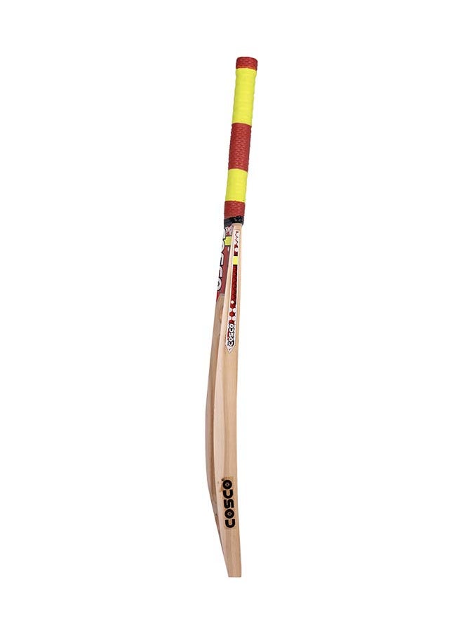COSCO Scooper Kashmir Willow Tennis Ball Cricket Bat With Scoop - Size: Full  - Image 4