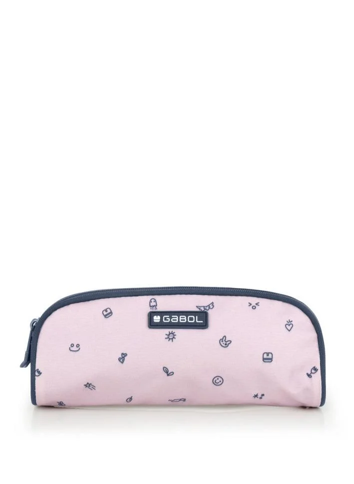GABOL Pink Printed Pencil Case Cute Design