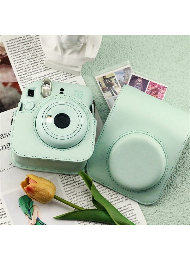 Frankmate Protective Case Compatible with Fujifilm Instax Mini 12 Instant Film Camera with Accessory Pocket and Adjustable Strap - Image 5