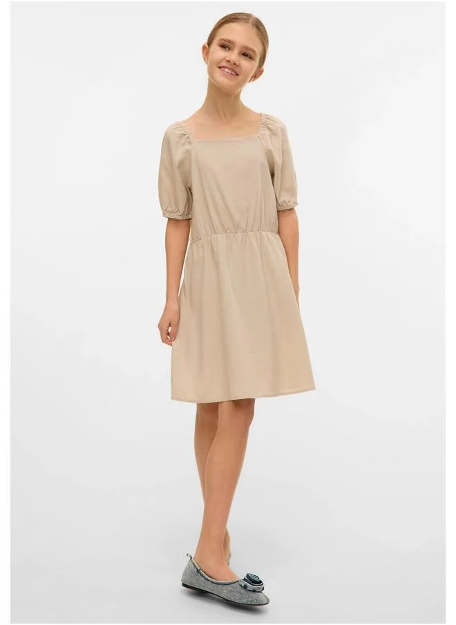 Vero Moda Girl Kids Essential Square Neck Dress