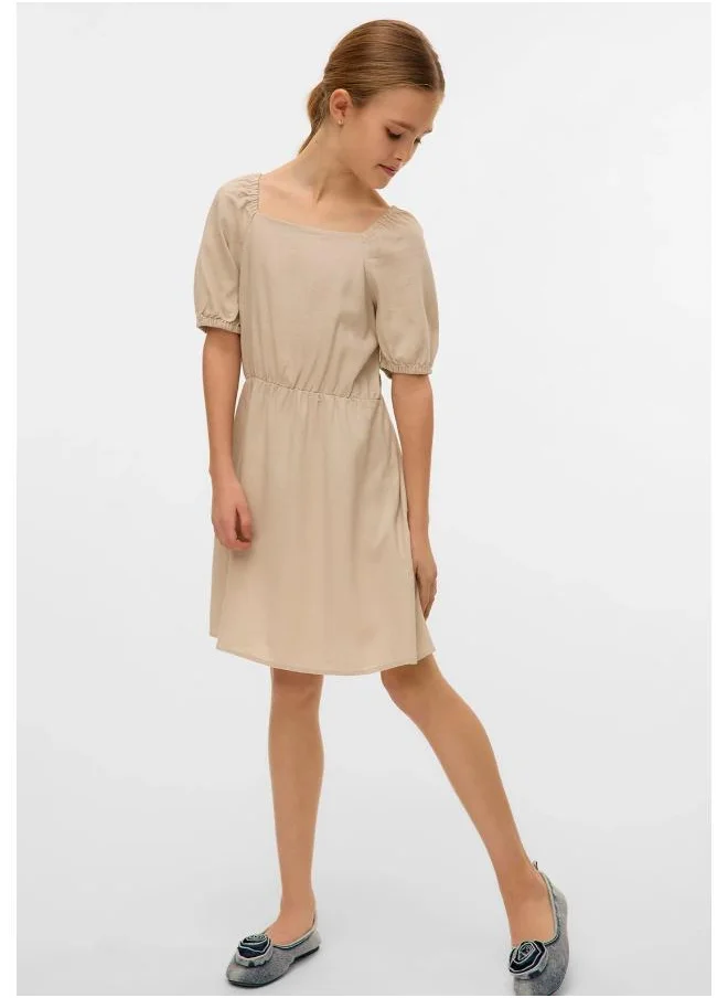 Vero Moda Girl Kids Essential Square Neck Dress