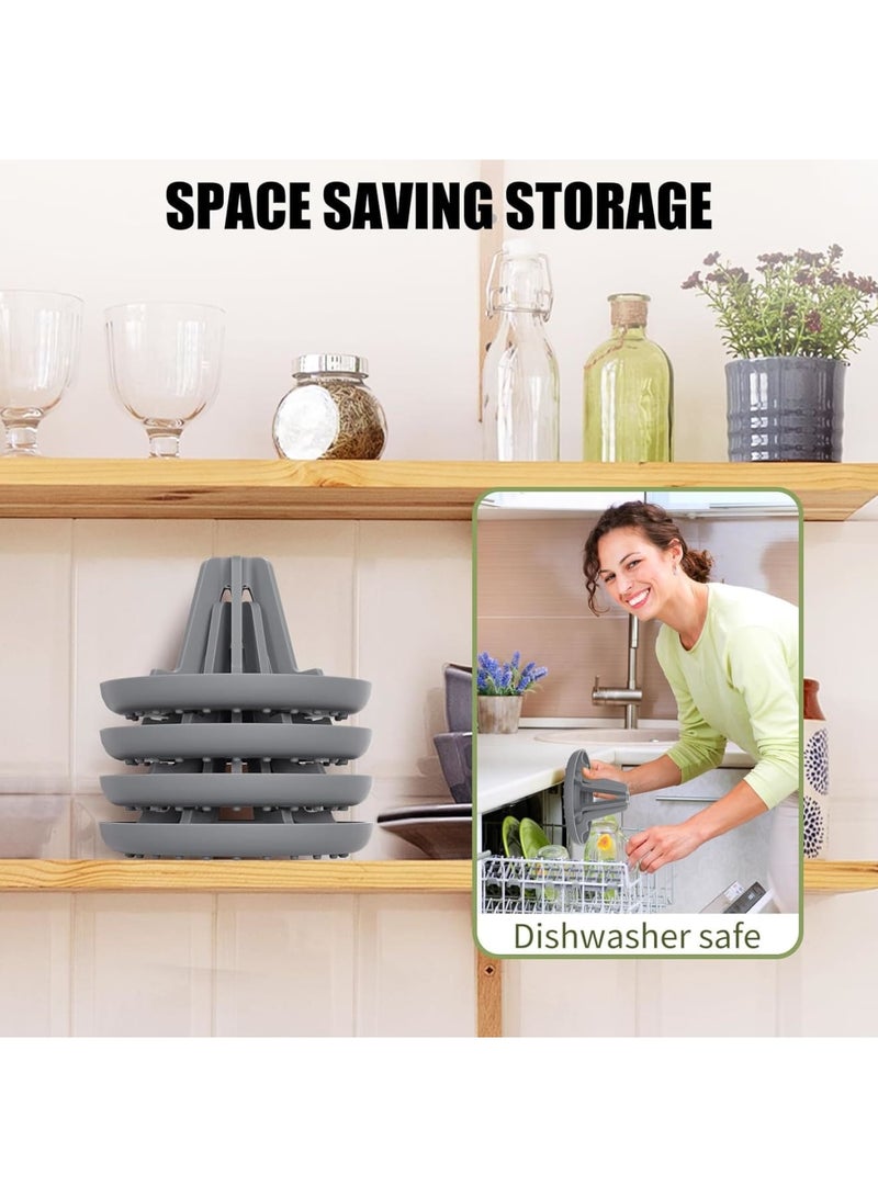 SOLARAE Bottle Drying Rack For Stanley Cup Accessories, 2 Pack Air Convection Fast Drying Bottle Rack, Soft Silicone Bottle Rack Dryer, Suitable For Multiple Container Sizes - Image 4