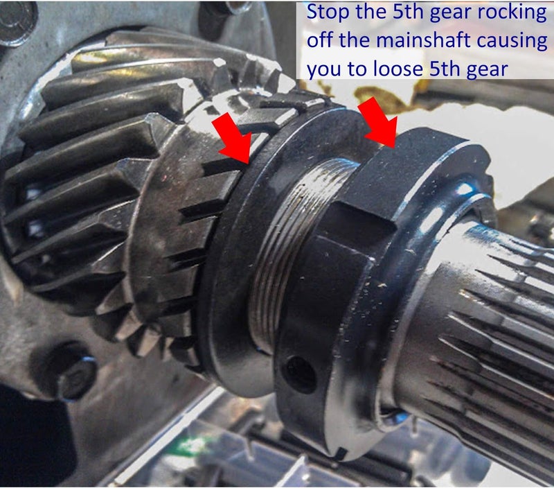 Sunluway 5th Gear Lock Nut Retainer Set for Dodge Ram 2500 & 3500 4WD NV4500 Transmission - Image 3