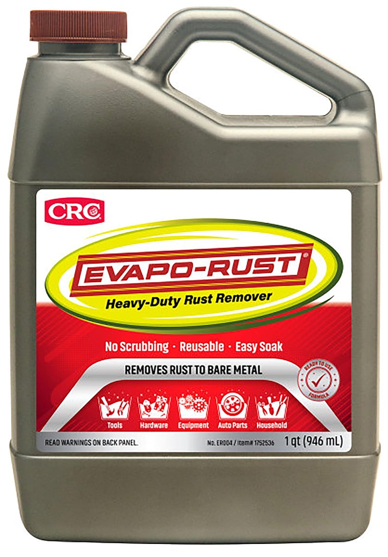 Evapo-Rust CRC Evapo-Rust, Heavy-Duty Rust Remover, Reusable, Acid-Free, Non-Corrosive, Water-based, 32 oz, Removes Rust to Bare Metal - Image 4