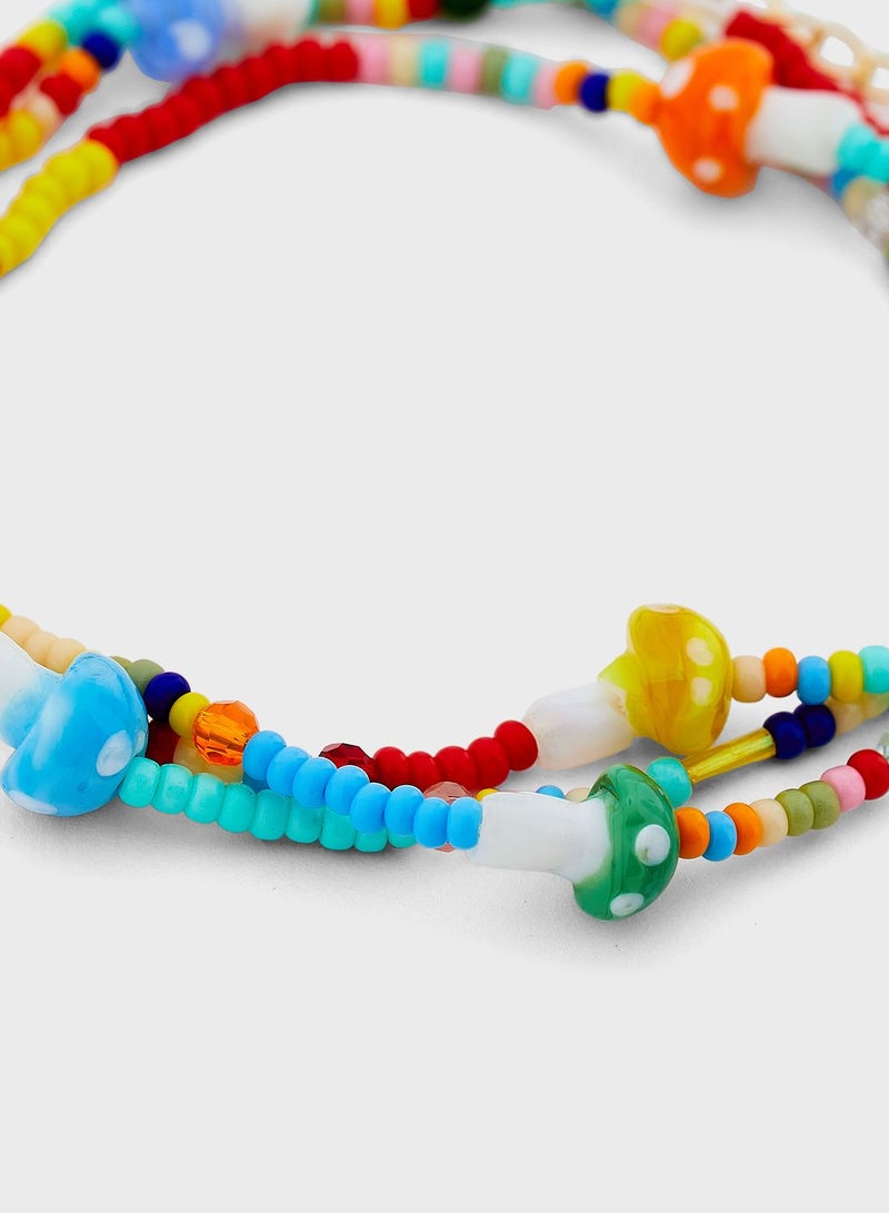 فاشن بوكس سوار بنمط لف مزين بخرز - Image 3