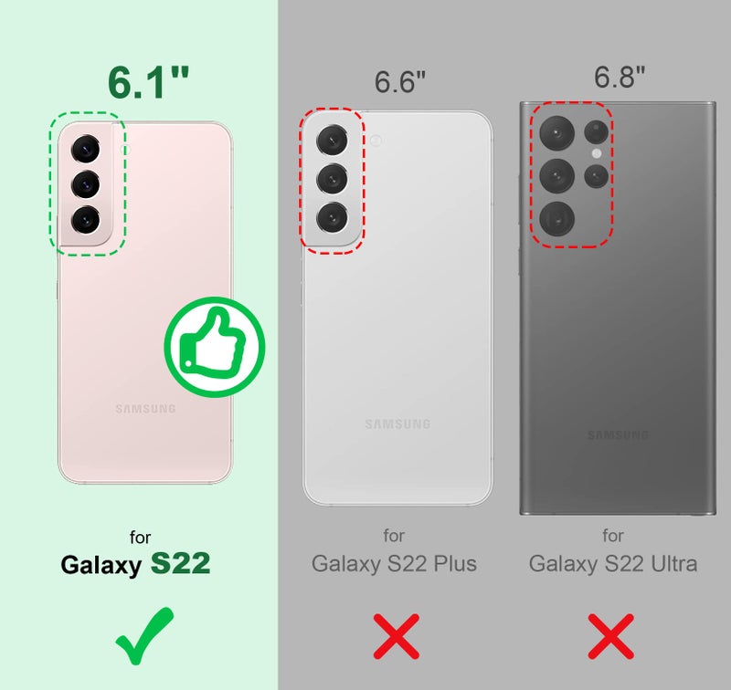 Silverback for Samsung Galaxy S22 Case, Moving Liquid Holographic Sparkle Glitter Case with Kickstand, Girls Women Bling Diamond Ring Slim Protective Case for Galaxy S22 5G - Purple - Image 2