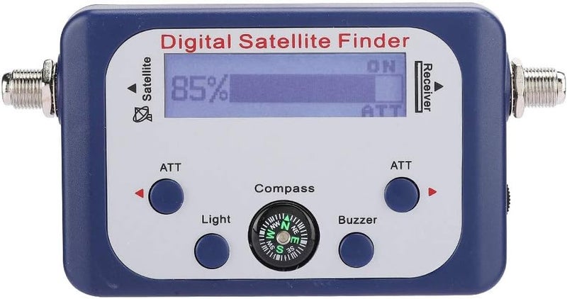 Digital Satellite Finder, 950-2150MHz Satellite Finder Meter with LCD Display Screen with Electronic Buzzer and Backlight - Image 1