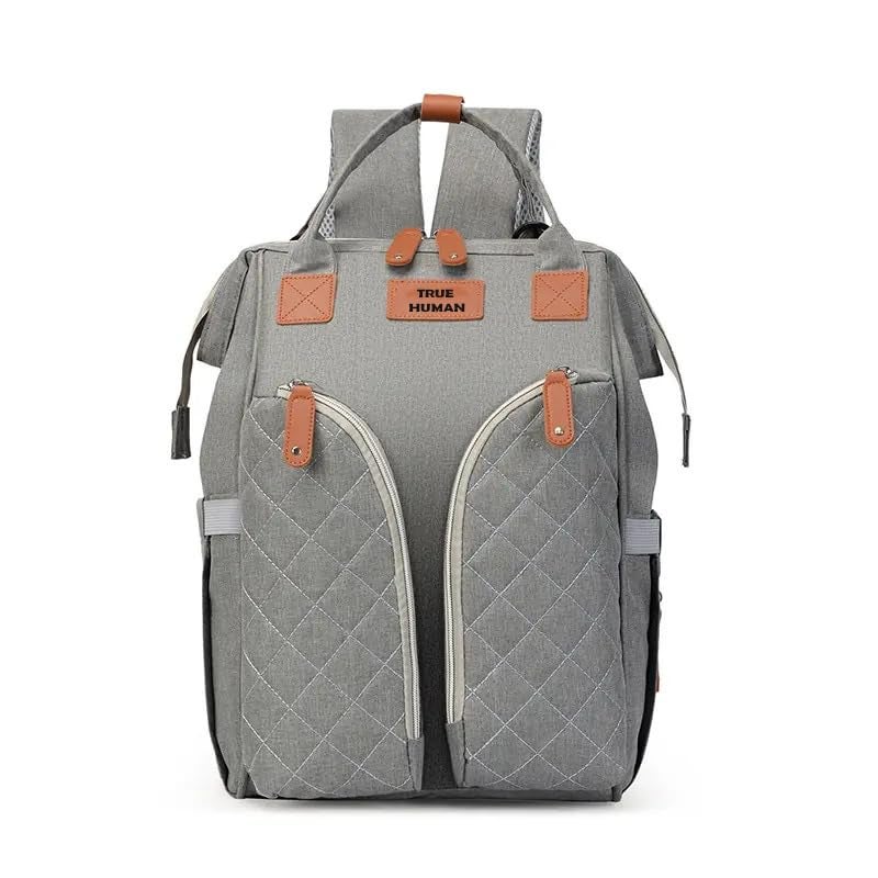 TRUE HUMAN Designer Ultra Premium Multipurpose Diaper Bag, Baby Bags, Anti Theft, Maternity Bag, Baby shower gift, Nappy Bag Mothers Bags - Image 1