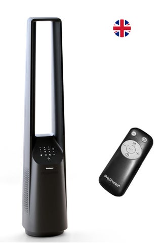 40 Inch Bladeless Tower Fan with Dc Motor , Ultra Quiet Remote Control, Led Display, 6 Speeds, 5 Operation Modes, 60 Degree Automatic Oscillation and 7h Timer Proudly Designed  in the UK - pzsku/Z1421B5F6E66FDA6338BAZ/45/1755246888/bc95a571-5a0a-4e40-ae2f-83b796021623