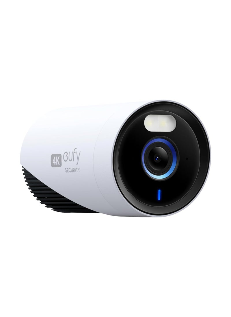 eufy eufy Security eufyCam E330 (احترافية) كاميرا أمان خارجية سلكية بدقة 4K مع أضواء كاشفة للتسجيل على مدار الساعة طوال أيام الأسبوع، شبكة Wi-Fi محسنة، تقنية الذكاء الاصطناعي للتعرف على الوجه، بدون رسوم شهرية، تتطلب HomeBase 3  - Image 1