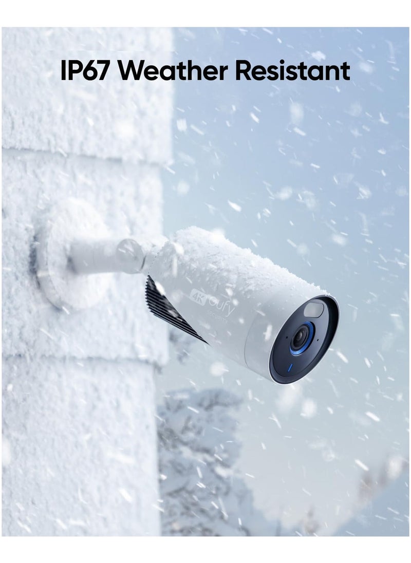 eufy - eufy Security eufyCam E330 (Professional) Add-On 4K Wired Outdoor Security Camera with Spotlights for 24/7 Recording, Enhanced Wi-Fi, Face Recognition AI,No Monthly Fee, Requires HomeBase 3 - Image 1