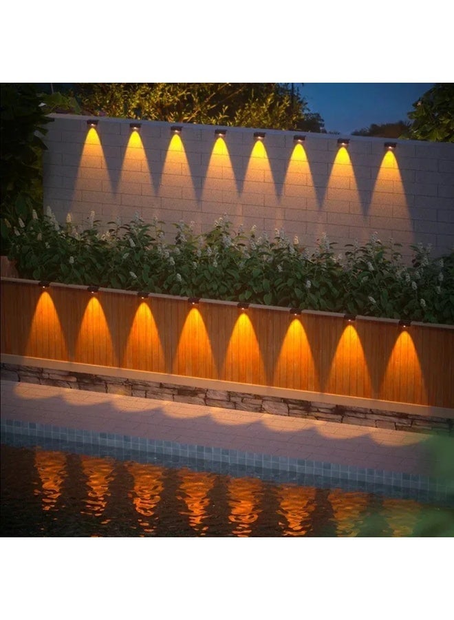 4PCS Solar Outdoor LED Wall Lights, Auto On/Off Dusk to Dawn, Waterproof for Patio Garden Deck - Image 5