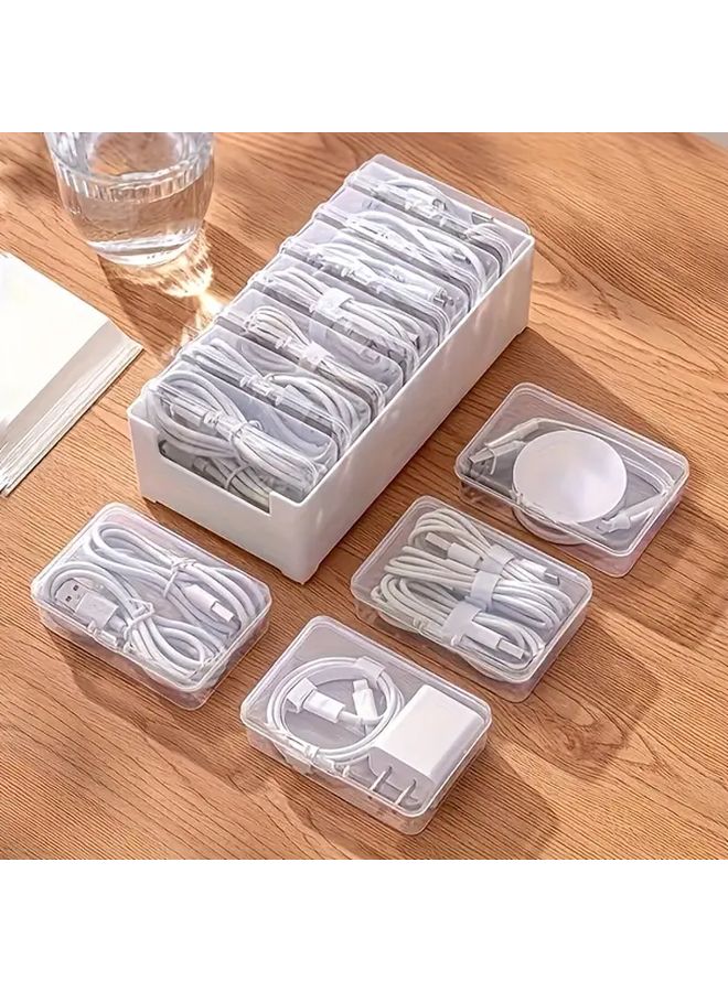 Storage Box Set One Basket 7 Small Boxes Organizer For Home Cards Nail Art Supplies - Image 1