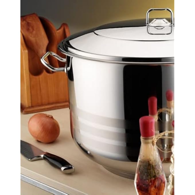 Hascevher Gastro Stainless Steel Cooking Pot   20Cm 35 Ltr - Image 5