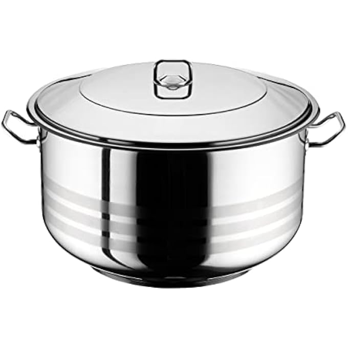 Hascevher Gastro Stainless Steel Cooking Pot   20Cm 35 Ltr - Image 1