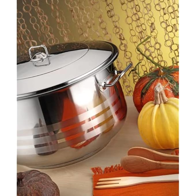 Hascevher Gastro Stainless Steel Cooking Pot   20Cm 35 Ltr - Image 4