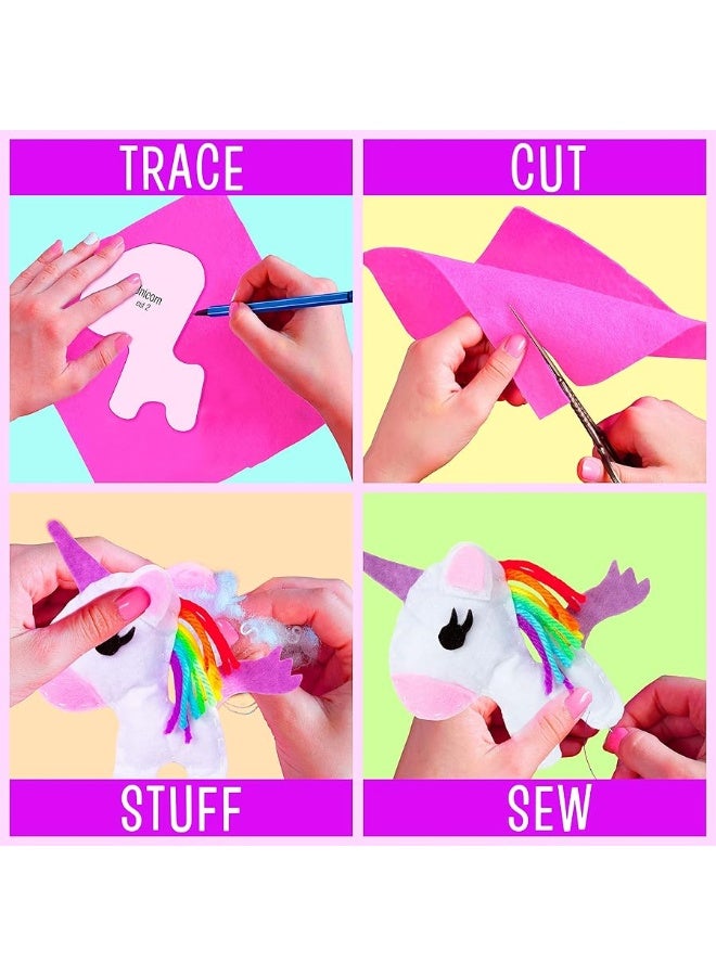 Creative Kids Felt Sewing Kit - Craft 15+ Characters - Fun DIY Kit for Kids 8+ - Creative Sewing Craft Set - Image 4