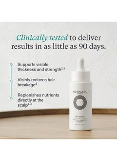 NUTRAFOL Nutrafol Women's Hair Serum, Supports Visibly Thicker and Stronger Hair, Vegan, Lightweight and Fast-Absorbing - 1.7 Fl Oz, 1 Bottle  - Image 2