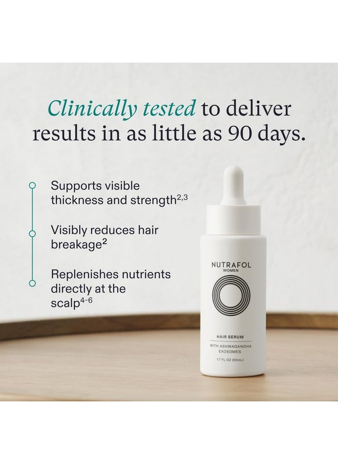 NUTRAFOL - Nutrafol Women's Hair Serum, Supports Visibly Thicker and Stronger Hair, Vegan, Lightweight and Fast-Absorbing - 1.7 Fl Oz, 1 Bottle - Image 1