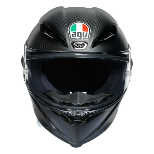 AGV Pista GP RR Full Face Motorcycle Helmet Matte Carbon Large - Image 3