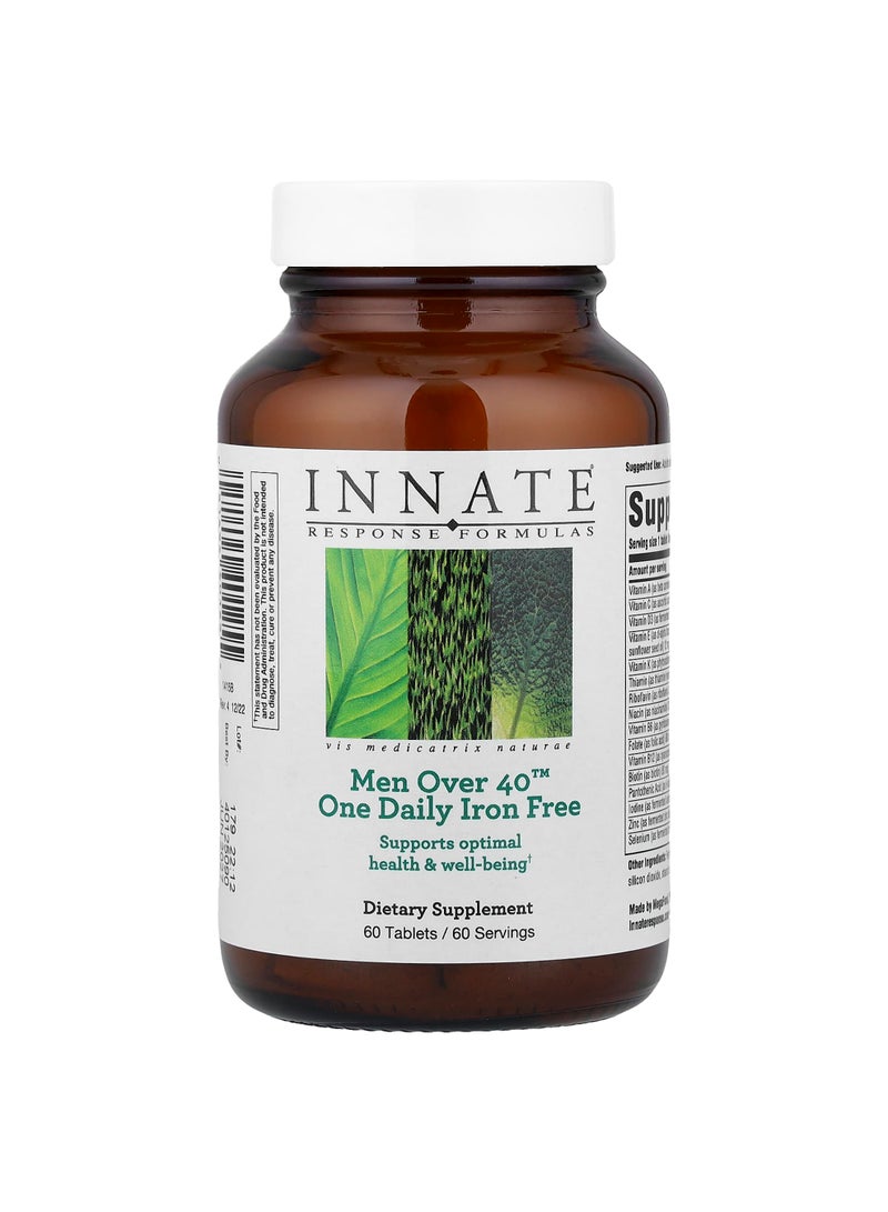 Men Over 40™ One Daily, Iron Free, 60 Tablets