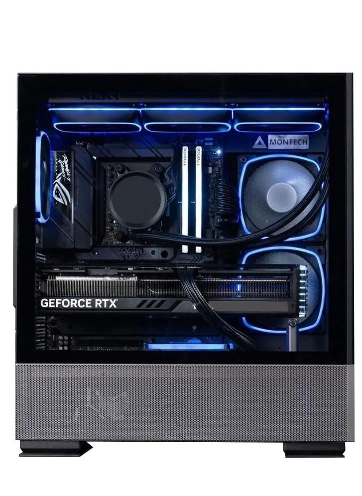 Storm Gaming PC - Intel Core i5-12400F Desktop Processor, 6 Total Cores, 12 Threads, DDR4 32GB (2*16) 3600MHz Ram, Nvidia GeForce RTX 4060Ti OC Edition 16GB GDDR6 GPU, 2TB NVMe M.2 SSD, 2 Fan AIO Liquid Cooler, 750W 80 Plus Standard Power Supply, Windows 11 Pro | Wi-Fi