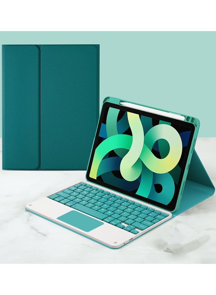 general Touchpad Keyboard Case for iPad pro11/Air4 10.9, Multi-Touch Trackpad, Soft TPU Back Cover with Magnetically Detachable Keyboard with Pencil Holder for iPad pro11/Air4 10.9 - Image 1