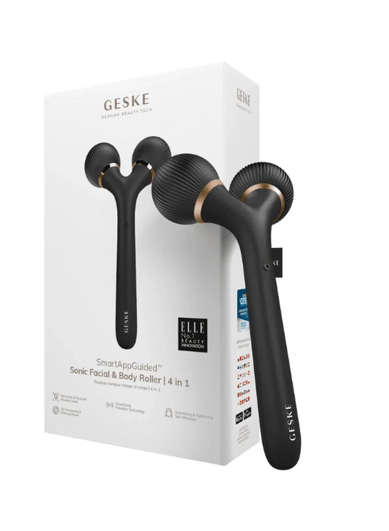 Geske Sonic Facial Roller 4 in 1 SmartAppGuided Gray 1unit - Image 3